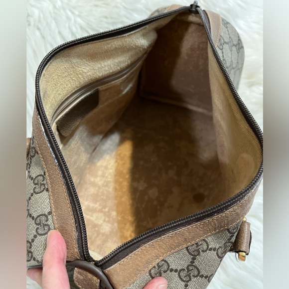 Authenticated Gucci Supreme Web Sherry Boston Ophidia Tote Bag Handbag Purse - Picture 13 of 17